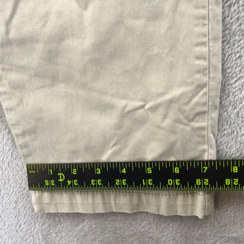 Lee Womens Cargo Pants Size 10M Relaxed Fit Beige Straight Leg Elastic Waist Tan - Picture 8 of 16